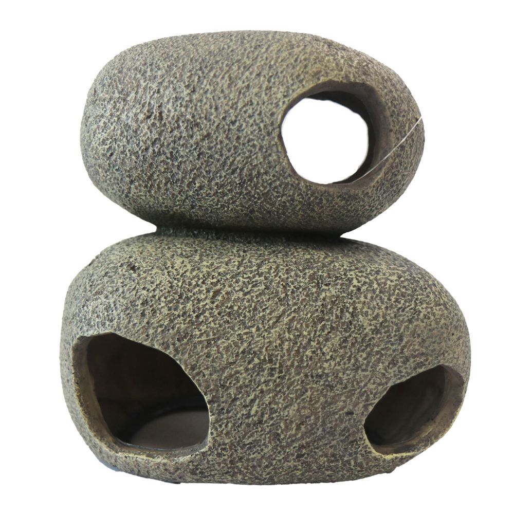 Betta Double Boulder Aquarium Decoration