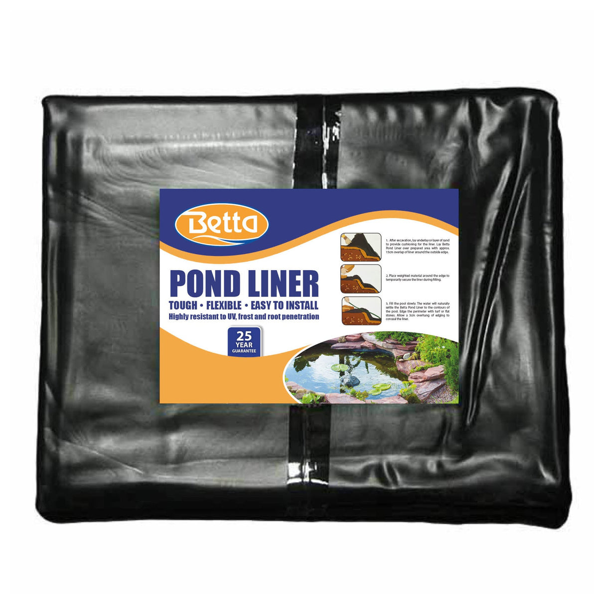 Betta PVC Pond Liner Pre Cut (2m x 2m) - Old Railway Line Garden Centre