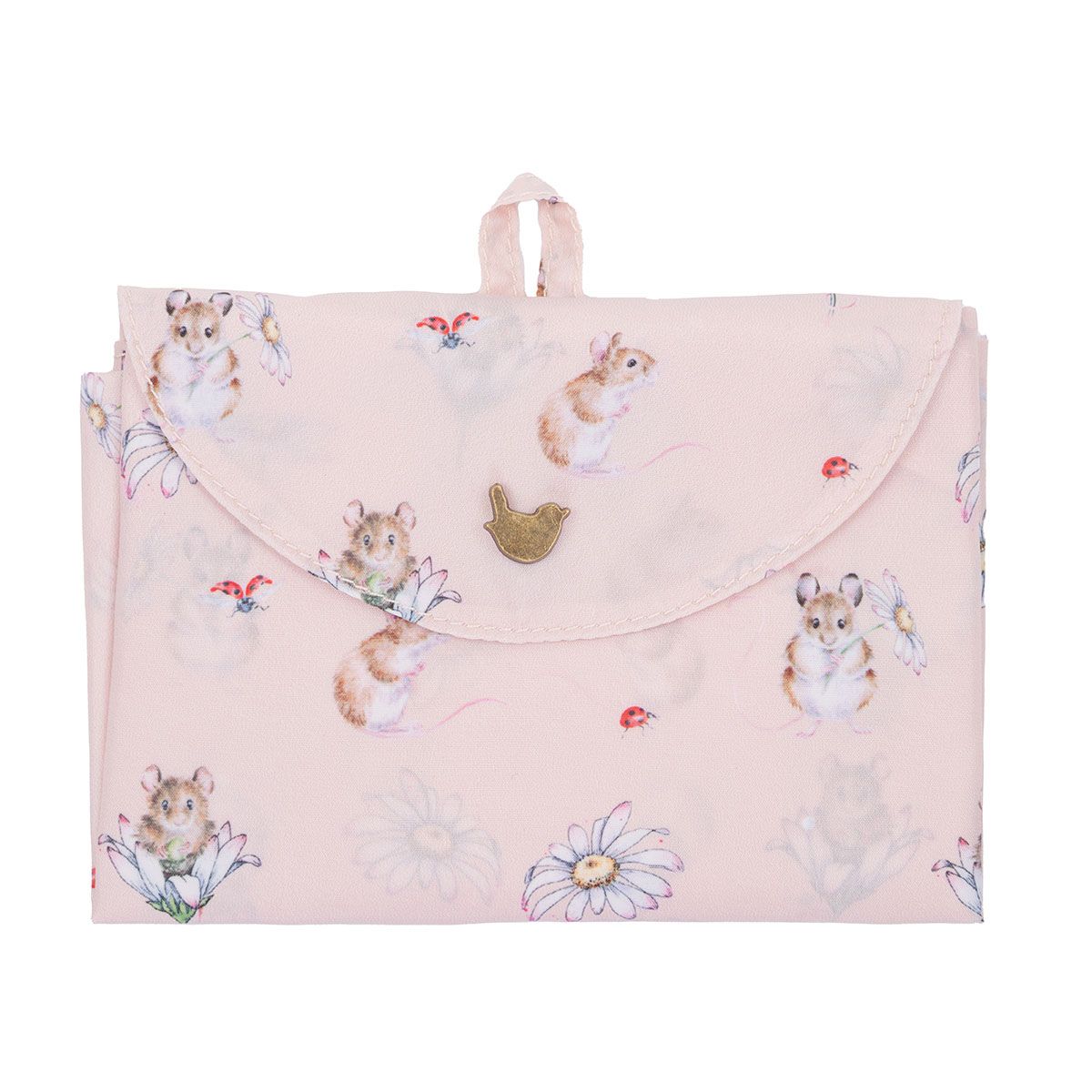 Wrendale 43cm 'Oops a Daisy' Mouse Foldable Shopping Bag