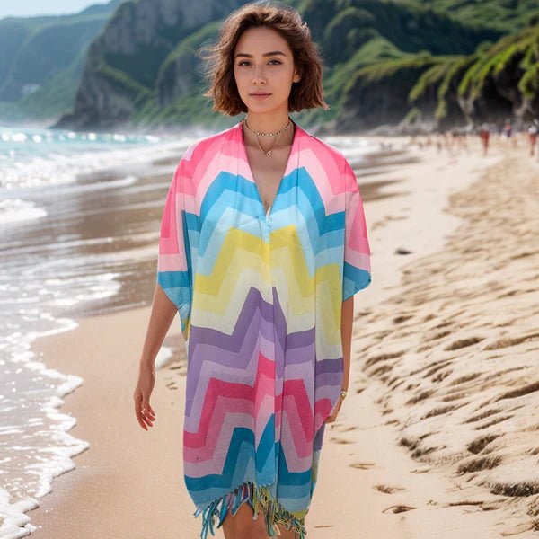 Black Ginger 180cm ZigZag Kaftan - Old Railway Line Garden Centre