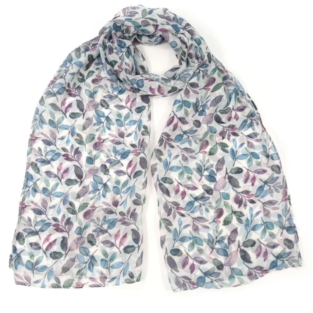 Black Ginger Love Them and Leaf Them Scarf (70x180cm) - Exclusive Design