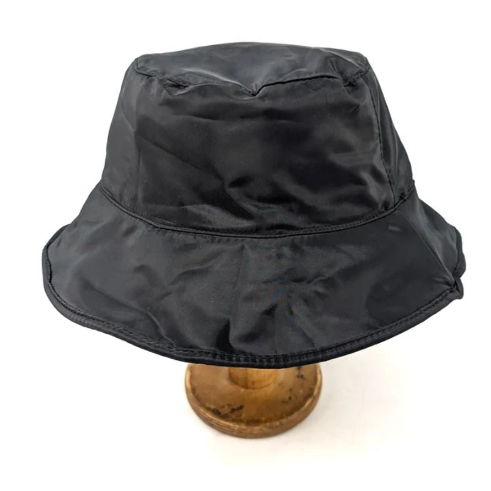 Black Ginger Showerproof Hat with Teddy Bear Lining - Dark Pink