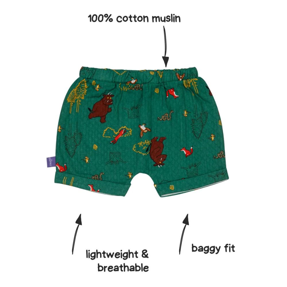 Blade & Rose Gruffalo Muslin Shorts 0-6 Months