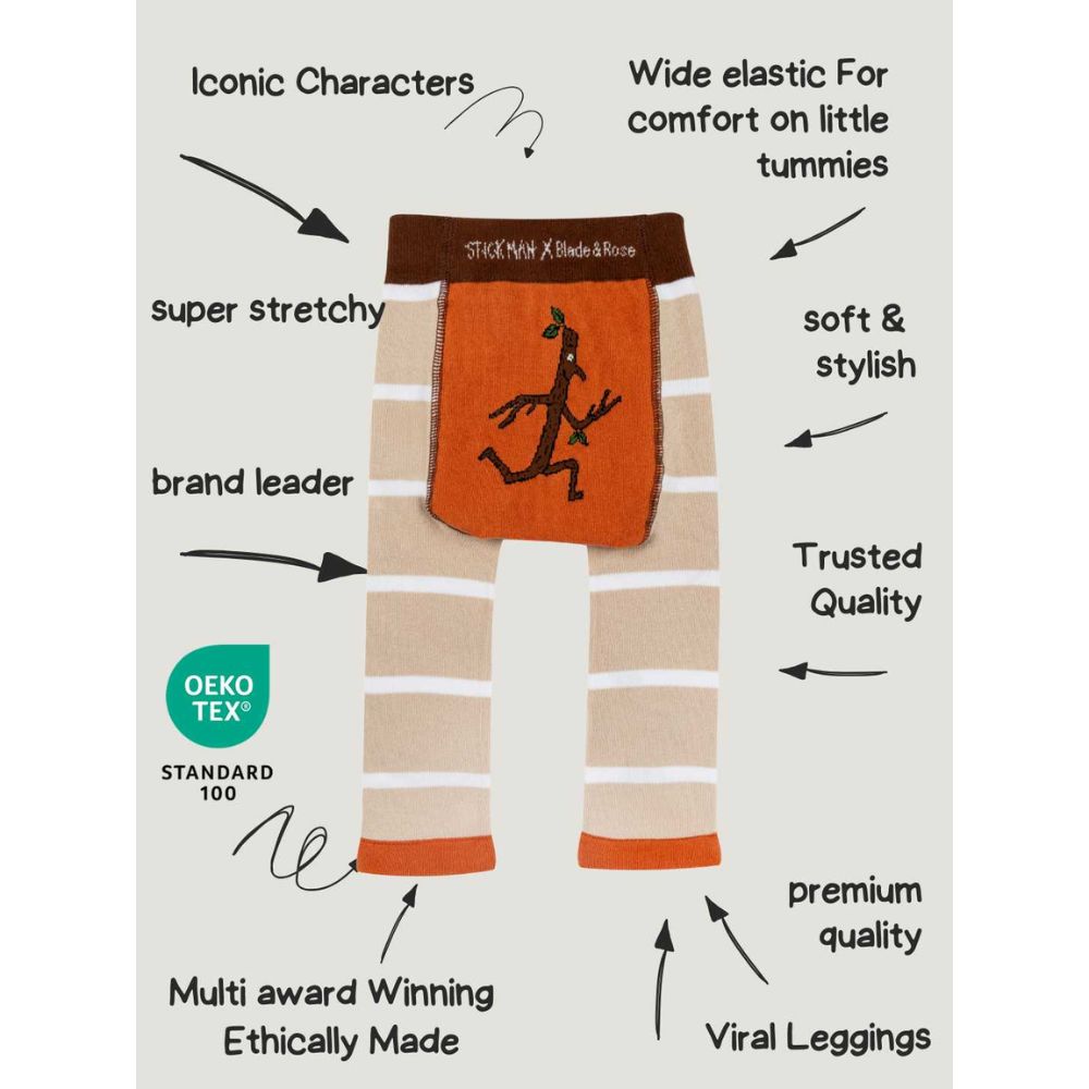 Blade & Rose Stickman Leggings 6-12 Months