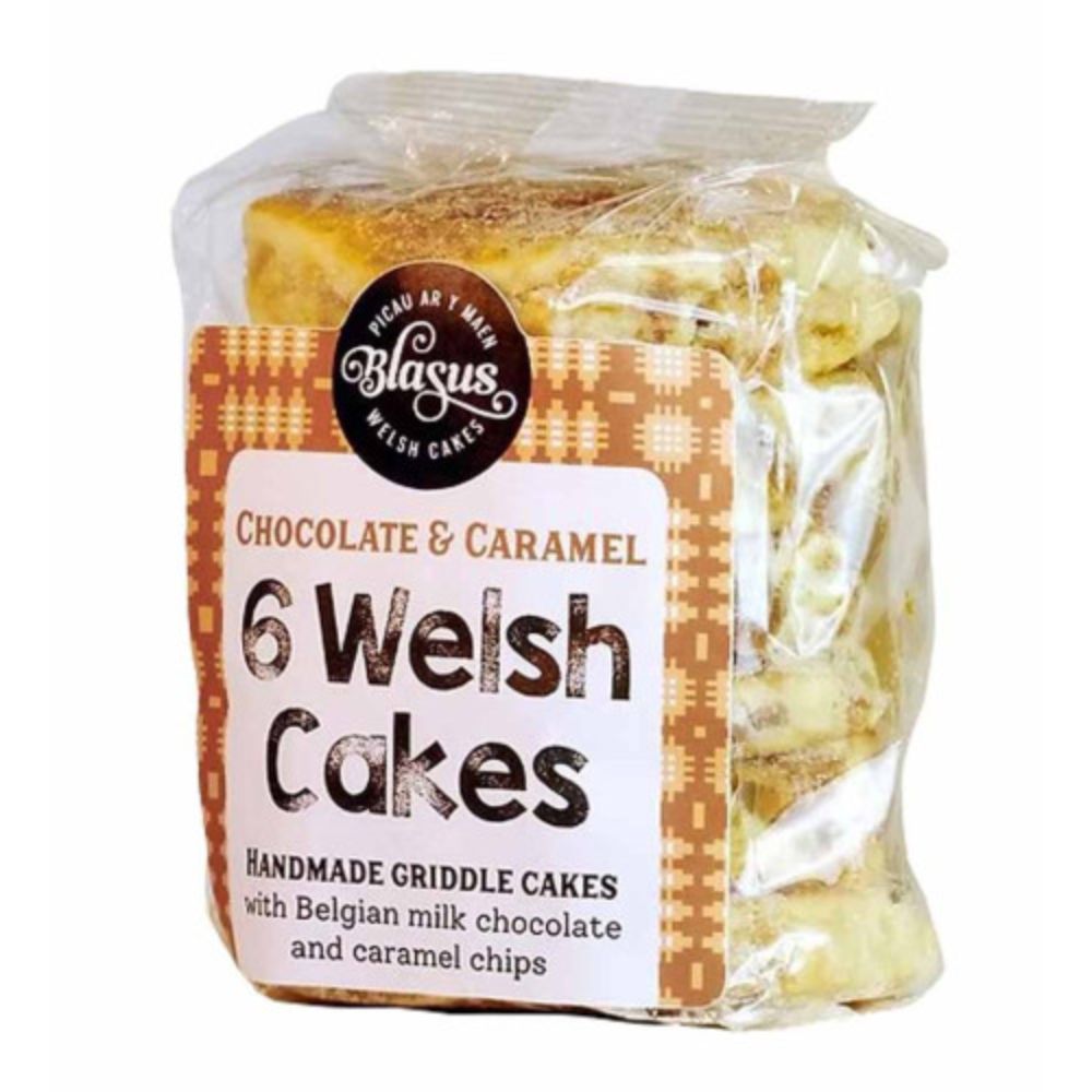Blasus Welshcakes Chocolate & Caramel Pack of 6 Welshcakes - Old Railway Line Garden Centre