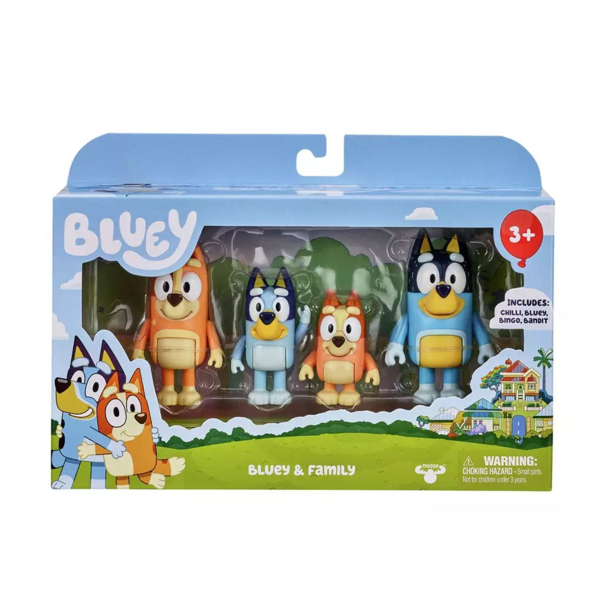 Bluey Family Four Figure Pack - Old Railway Line Garden Centre