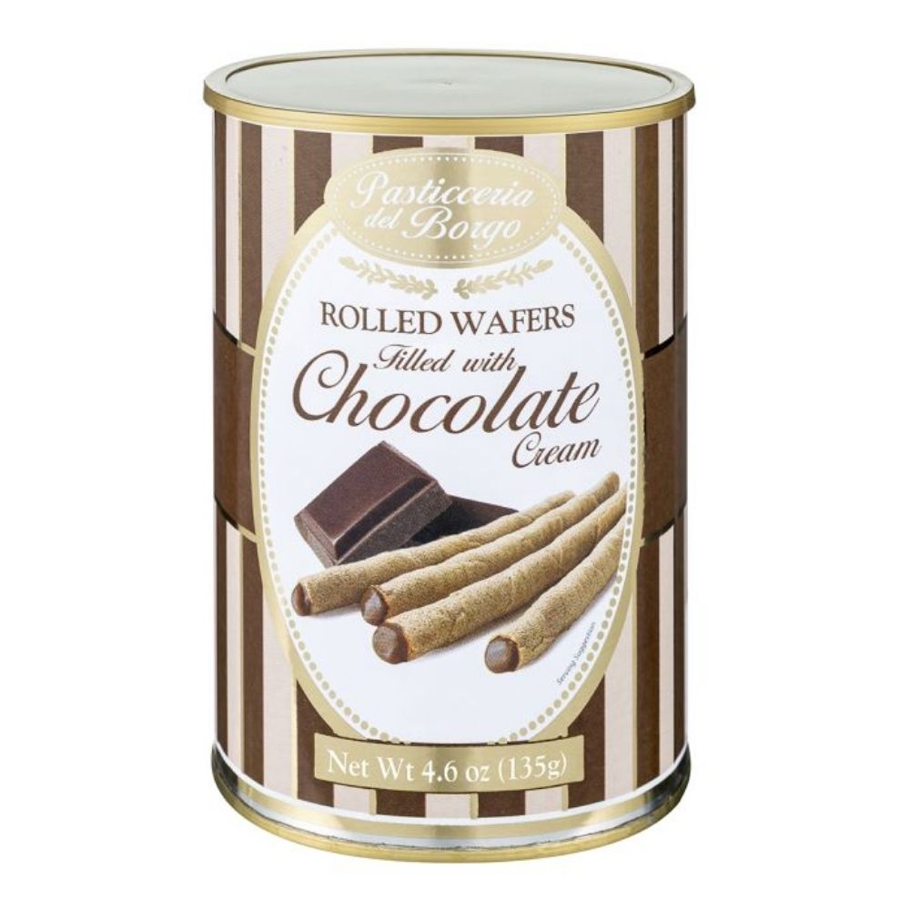 Borgo de Medici 135g Chocolate Rolled Wafers