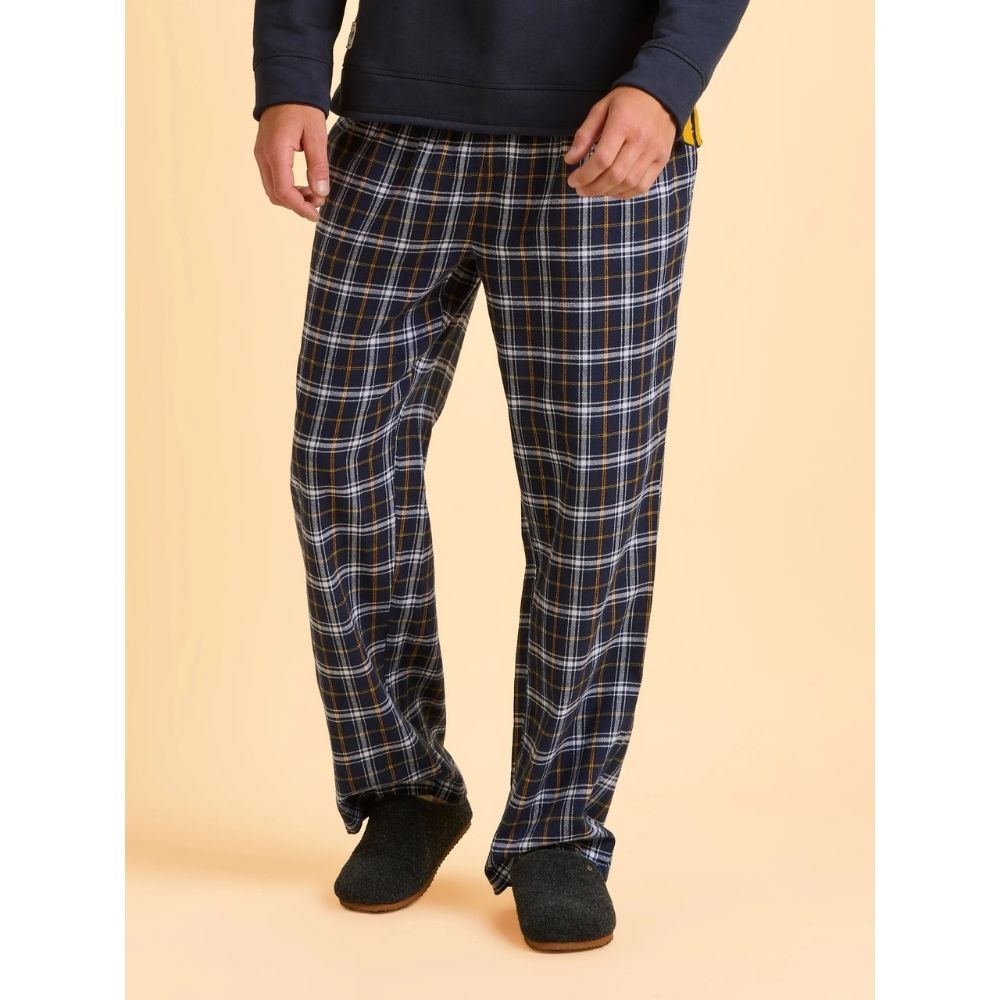 Brakeburn Chalbury Men's Checkered Pyjama Bottom - Blue