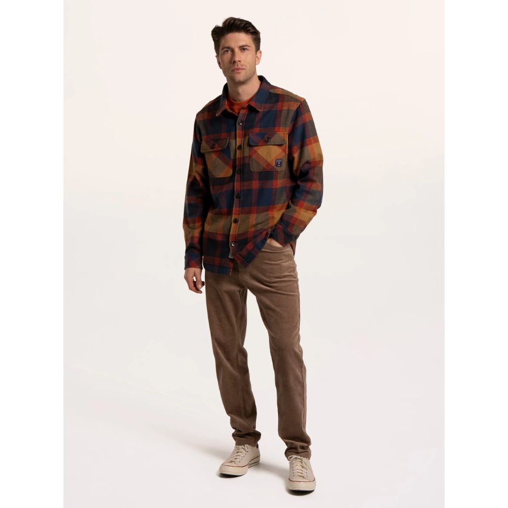 Brakeburn Checkford Check Men's Shirt - Multi