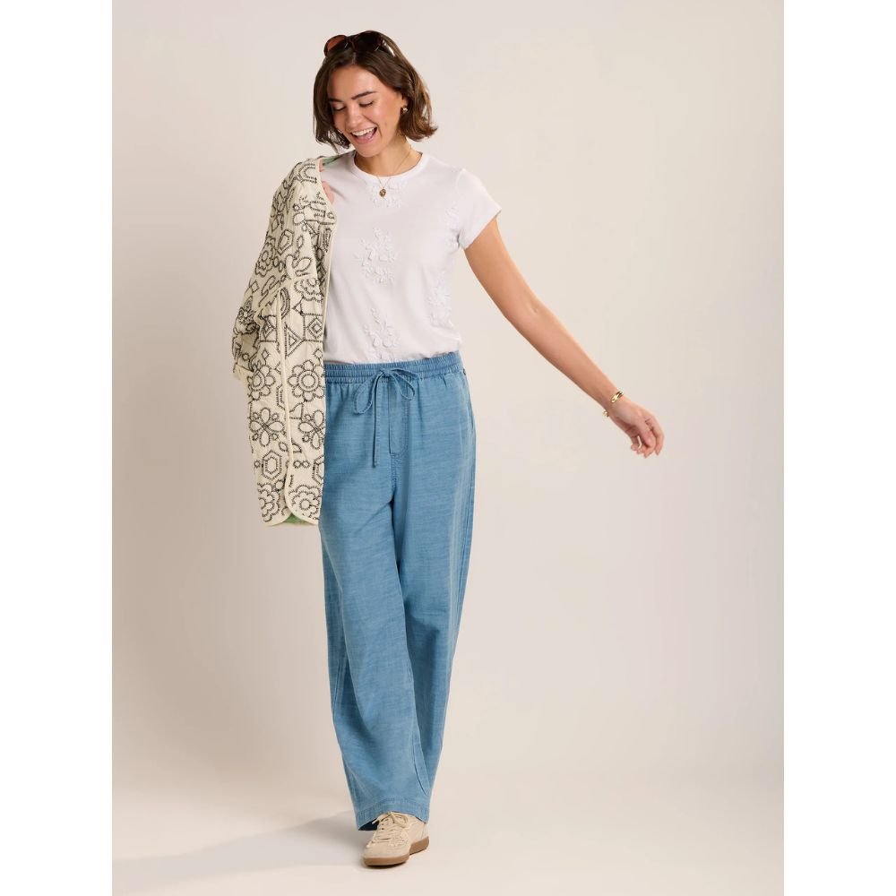 Brakeburn Copacabana Trouser - Blue - Old Railway Line Garden Centre