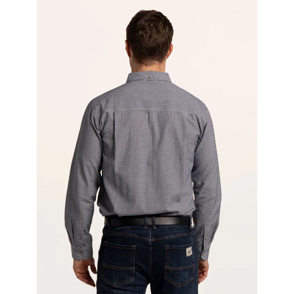 Brakeburn Eastcote Gingham Shirt - Blue