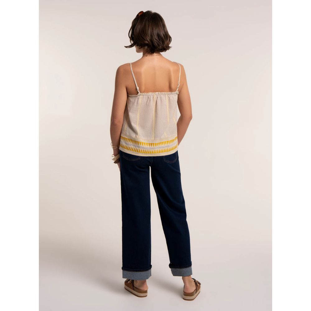 Brakeburn Haeun Vest - Cream