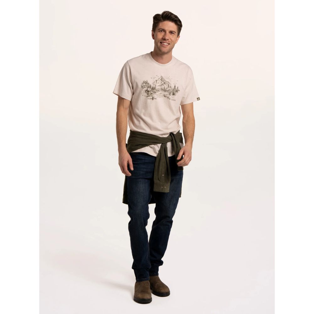 Brakeburn Kensal Mountain Kayak T-Shirt - Oat