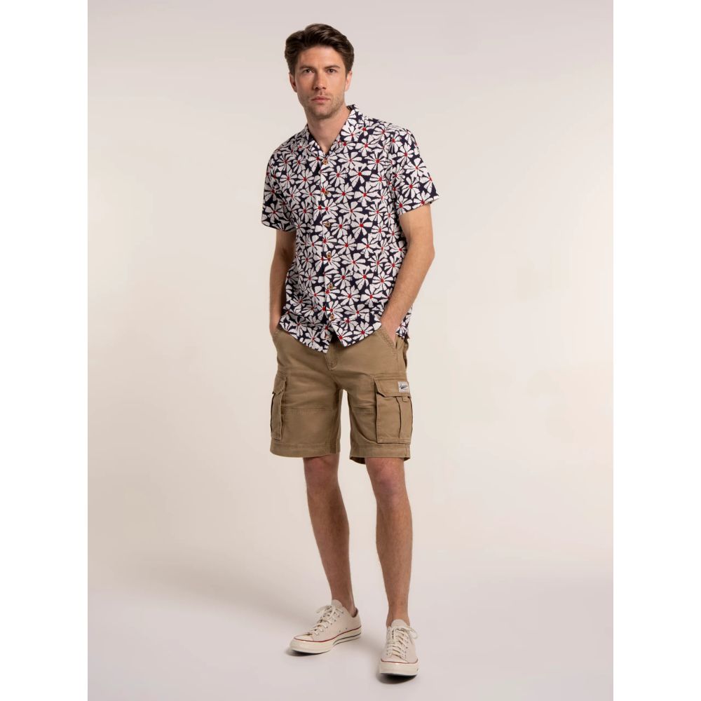 Brakeburn Mallaig Floral Printed Shirt - Blue