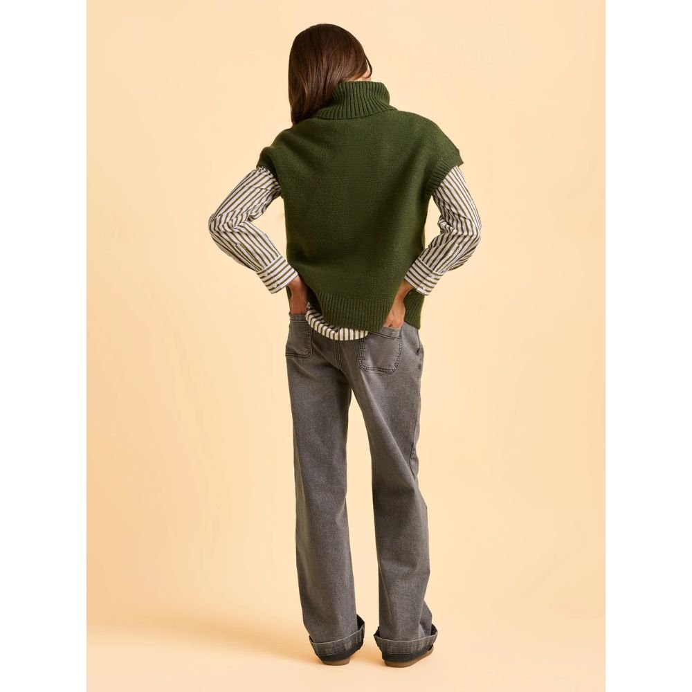 Brakeburn Mariner Tank Vest - Khaki Green - Old Railway Line Garden Centre