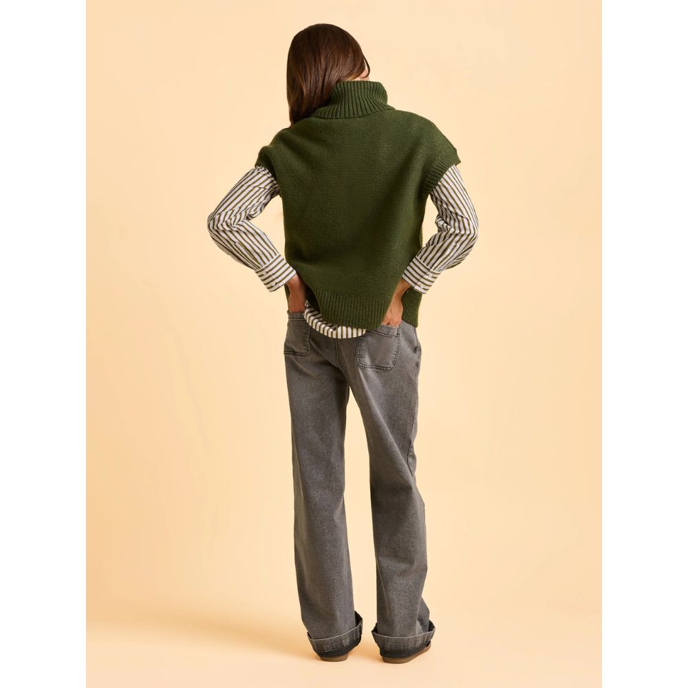 Brakeburn Mariner Tank Vest - Khaki Green