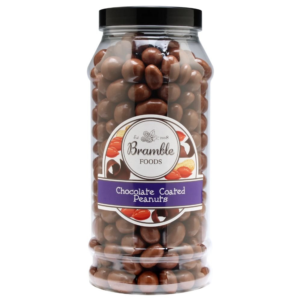 Bramble 665g Chocolate Coated Peanuts Gift Jar - Old Railway Line Garden Centre