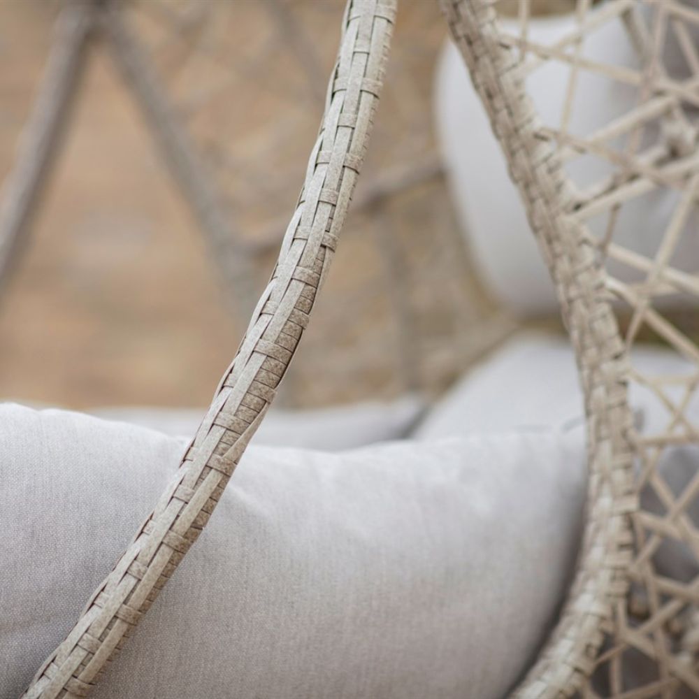 Bramblecrest Tetbury Single Cocoon Egg Chair - Nutmeg - Old Railway Line Garden Centre