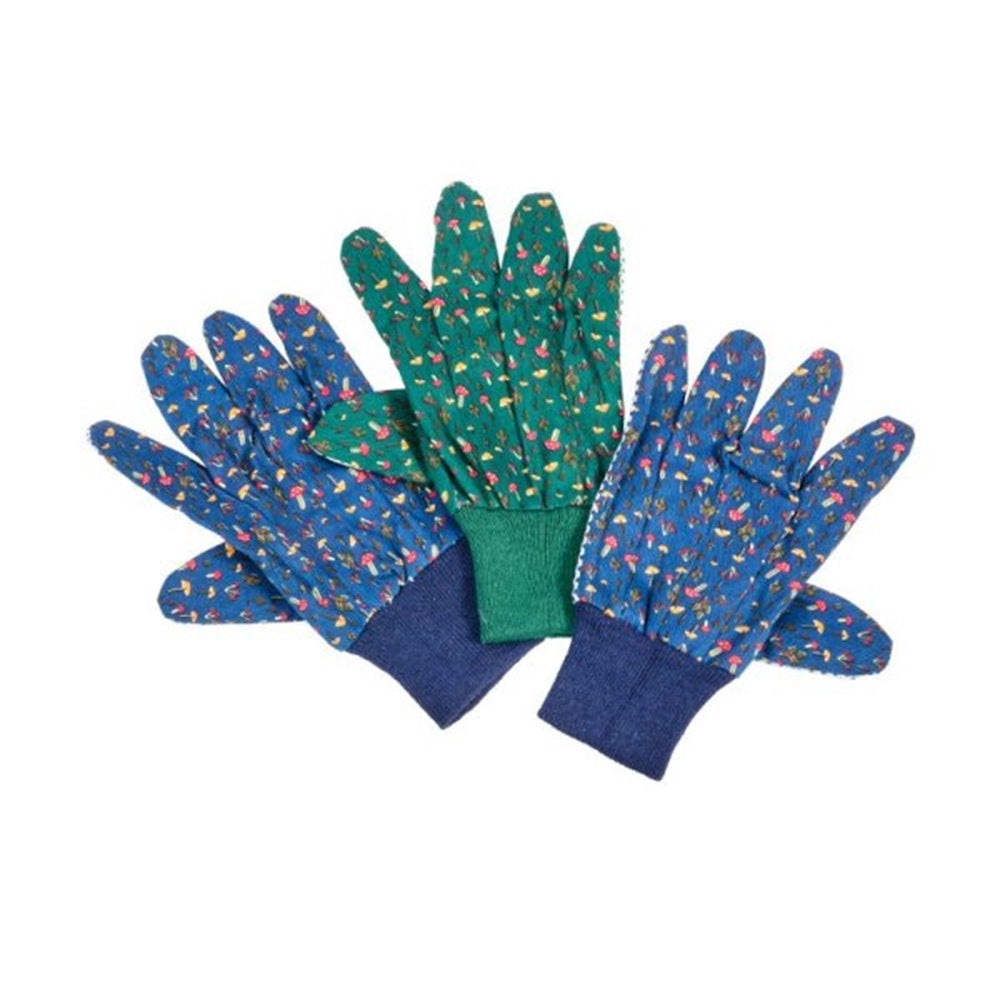 Briers Mushrooms Medium Triple Pack Blue Pink & Green