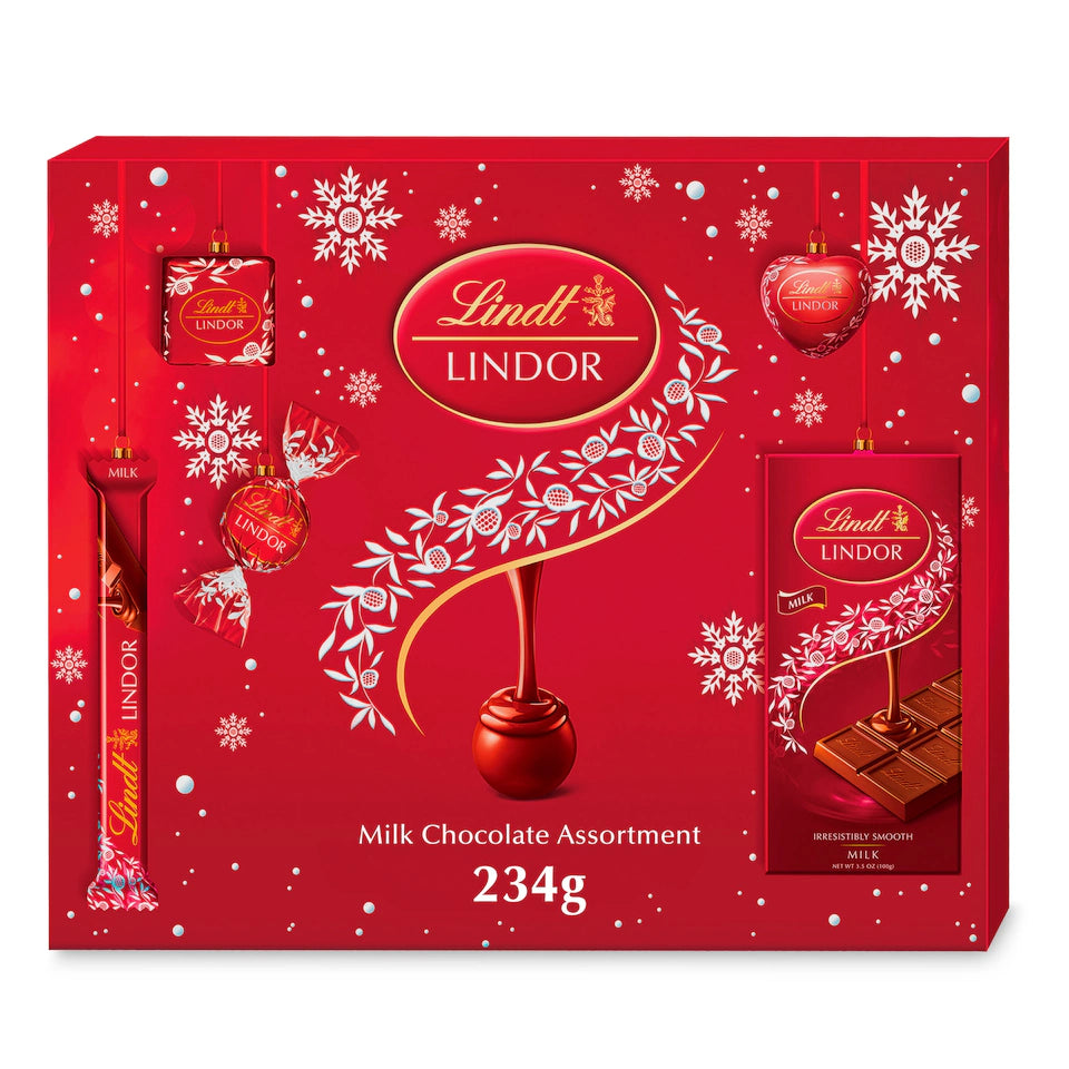 Lindt 234g Lindor Milk Chocolate Selection Gift Box