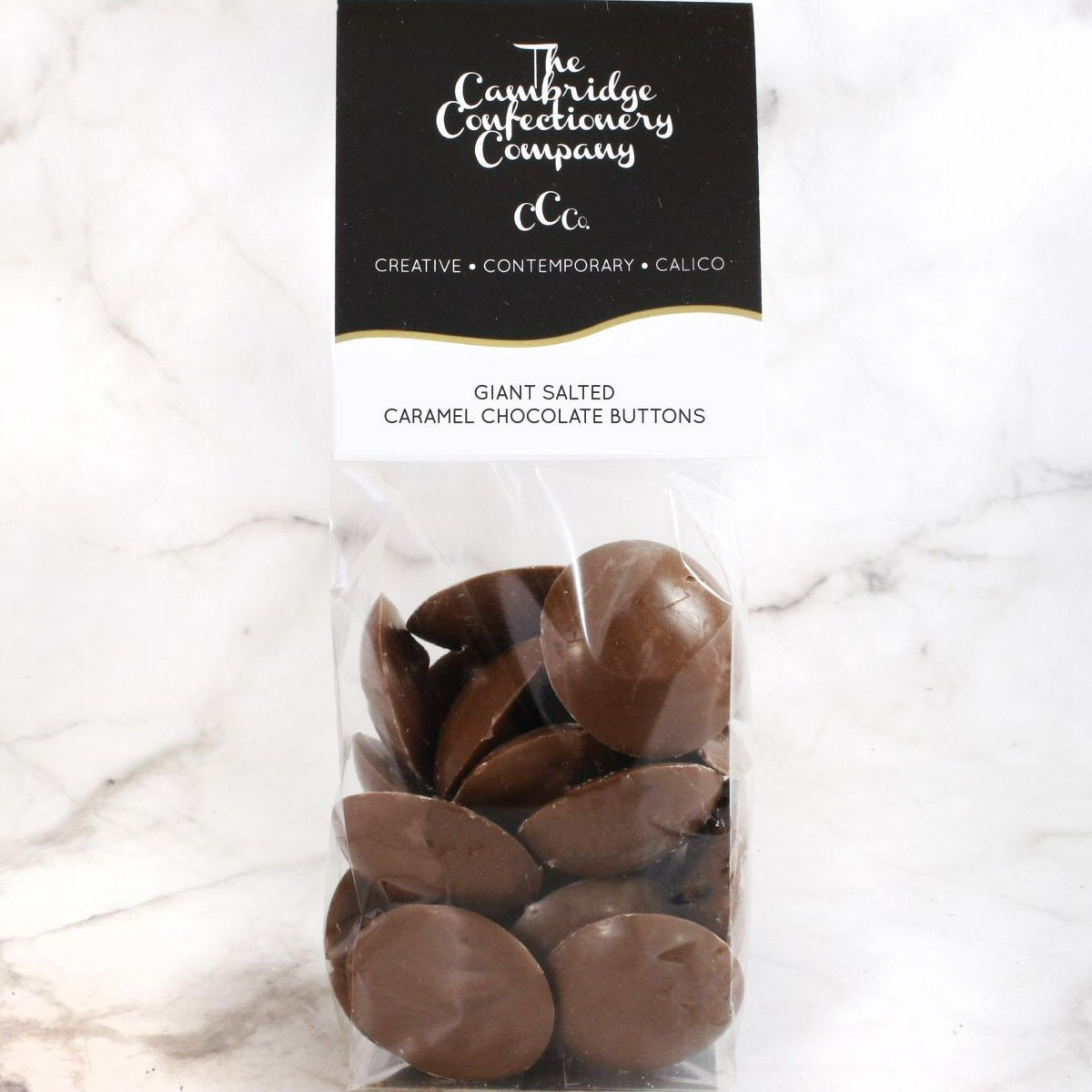The Cambridge Confectionery Company 150g Giant Salted Caramel Buttons