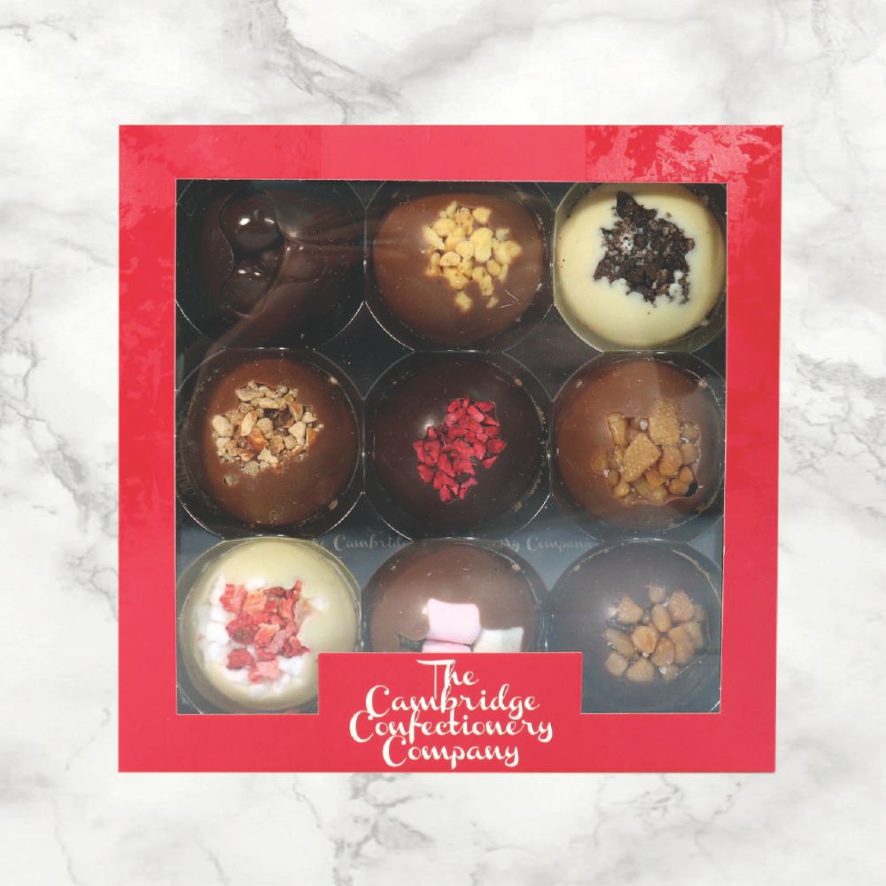 Cambridge Confectionery Company 9 Chocolate Domes (Red Box)