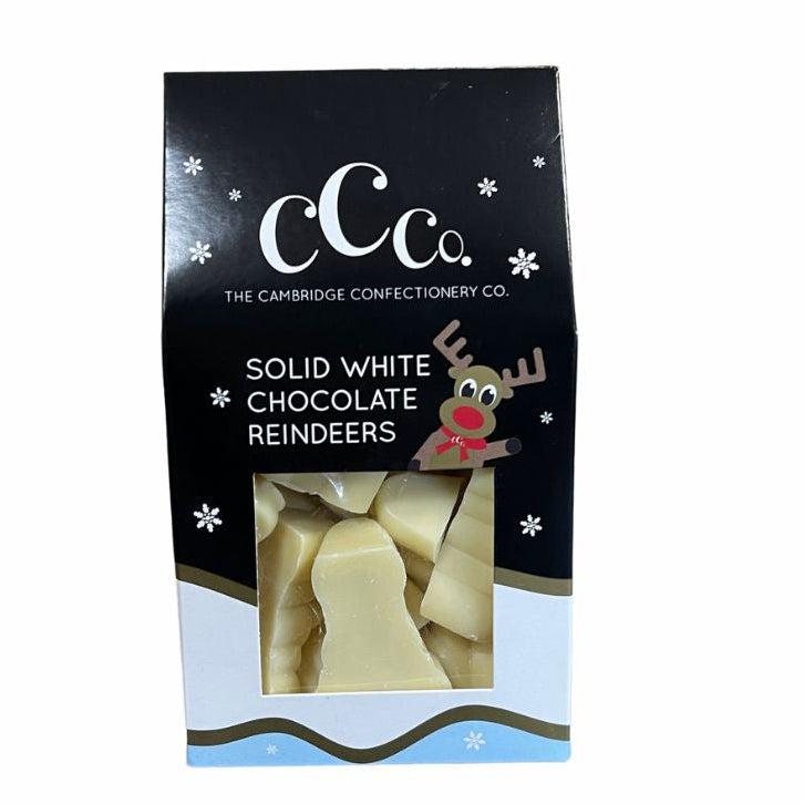 Cambridge Confectionery Company Solid White Chocolate Reindeers