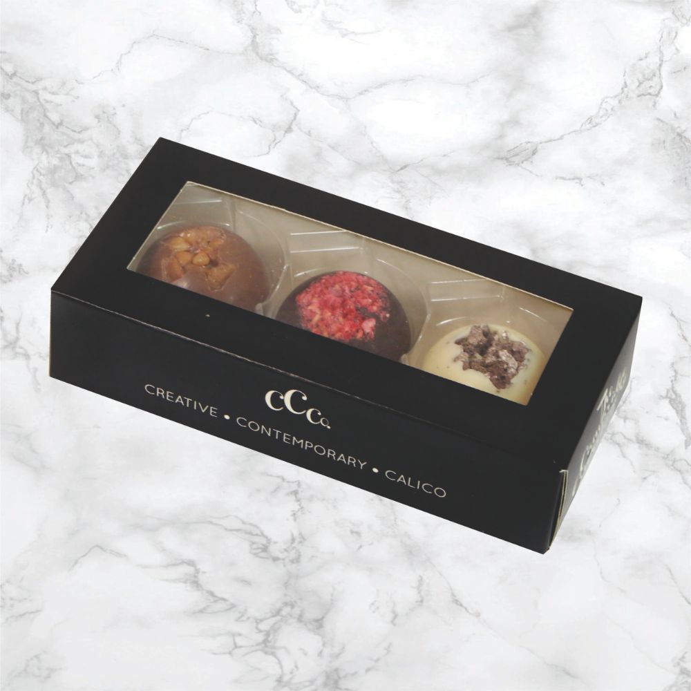 Cambridge Confectionery Company Three Chocolate Dome Gift Box