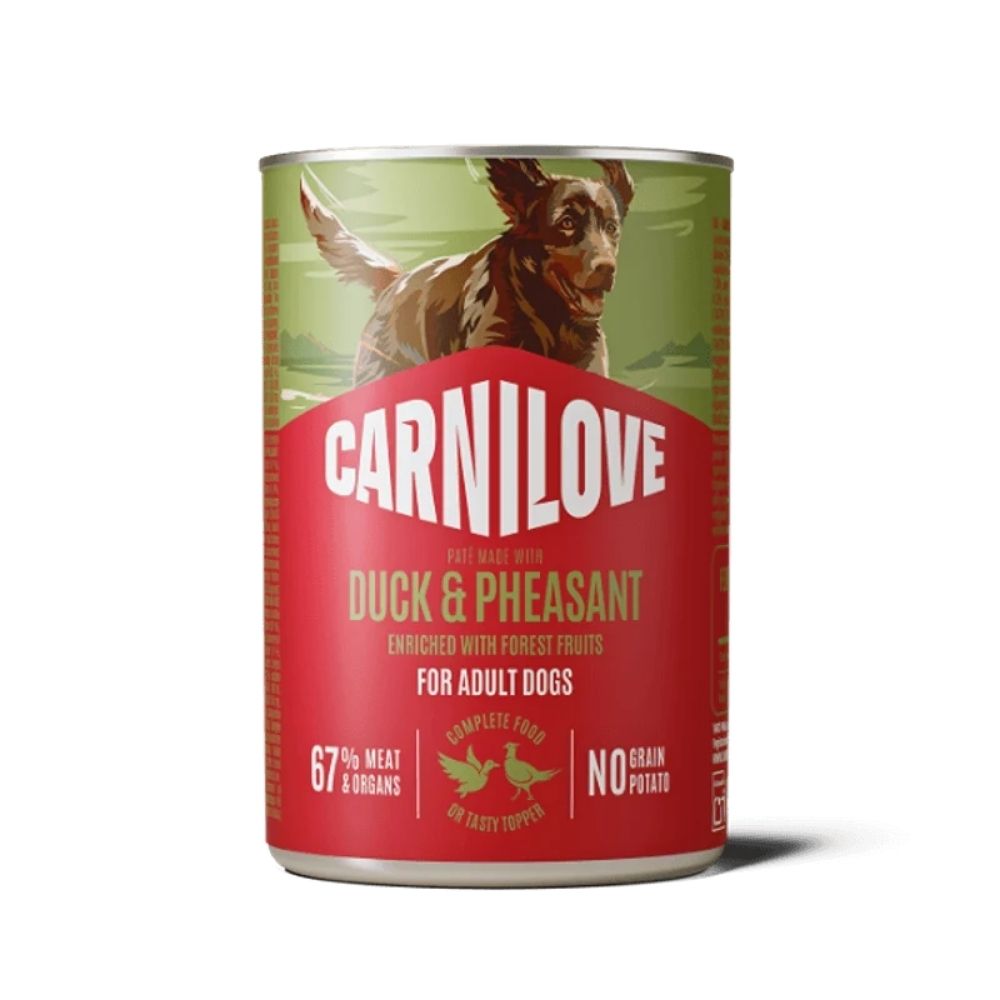 Carnilove 400g Duck & Pheasant Dog Food Tin