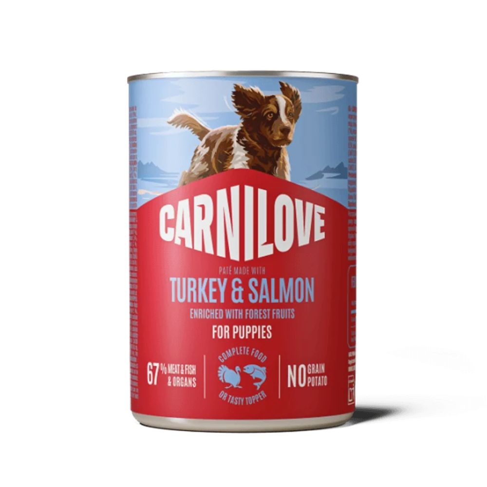 Carnilove 400g Turkey & Salmon Canned Puppy Food