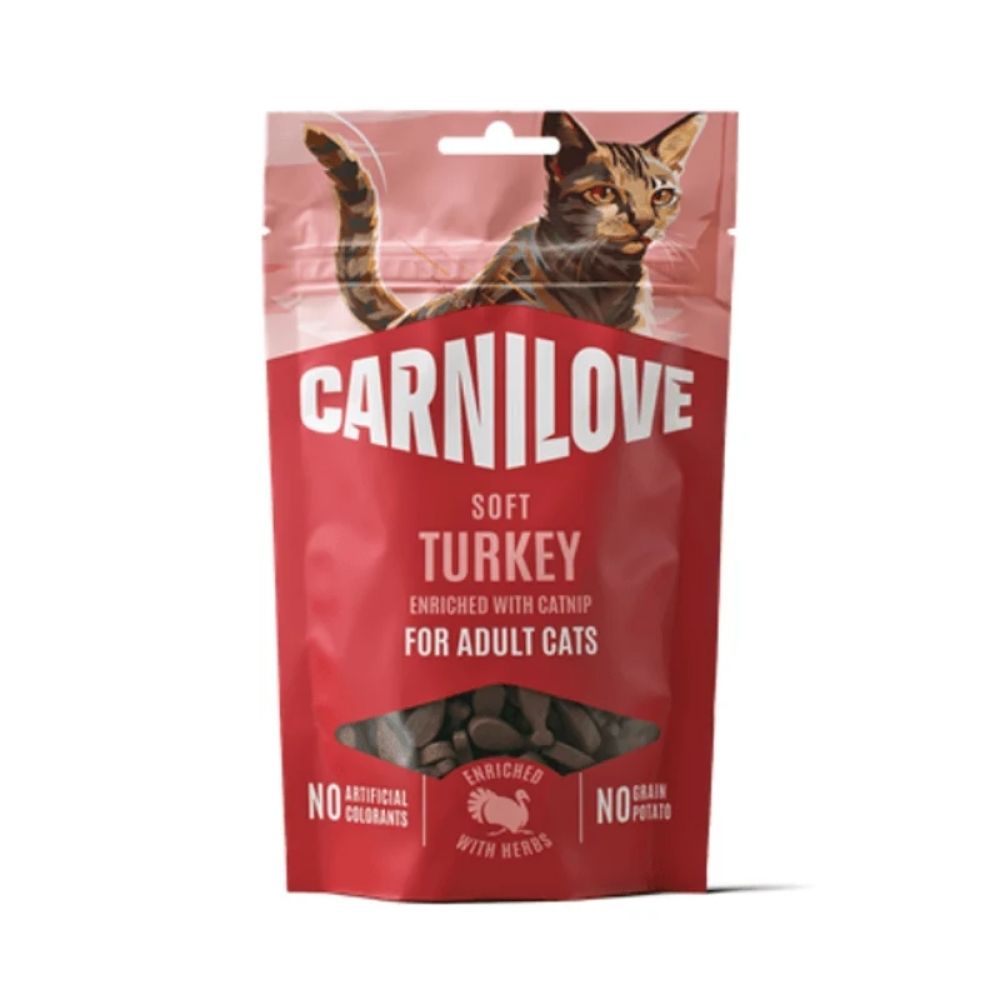 Carnilove 50g Turkey & Catnip Cat Treats