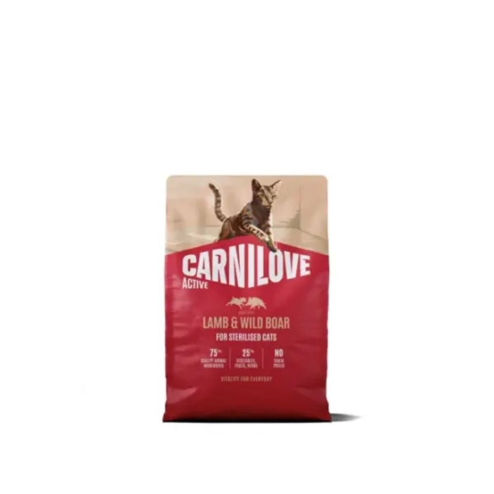 Carnilove Active Cat 2kg Lamb & Wild Boar Adult Cat Food