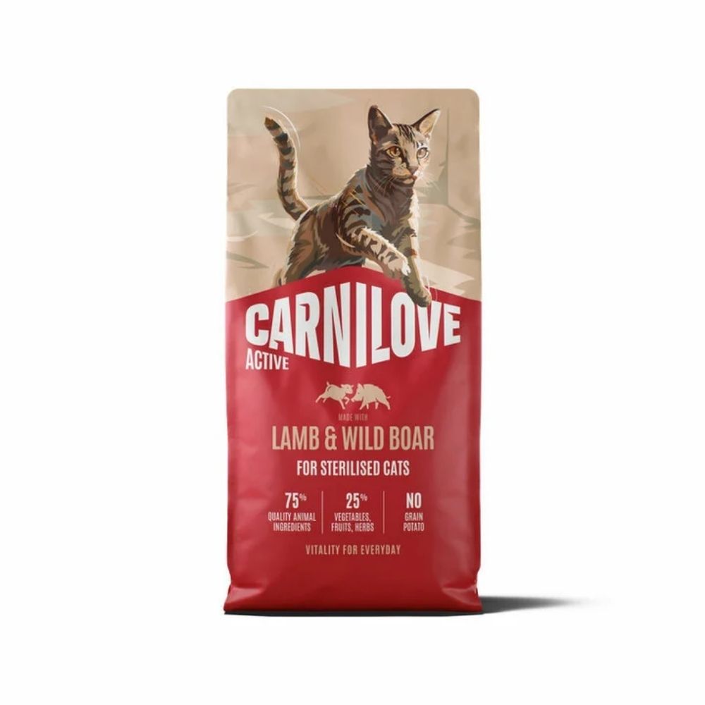 Carnilove Active Cat 6kg Lamb & Wild Boar Adult Cat Food