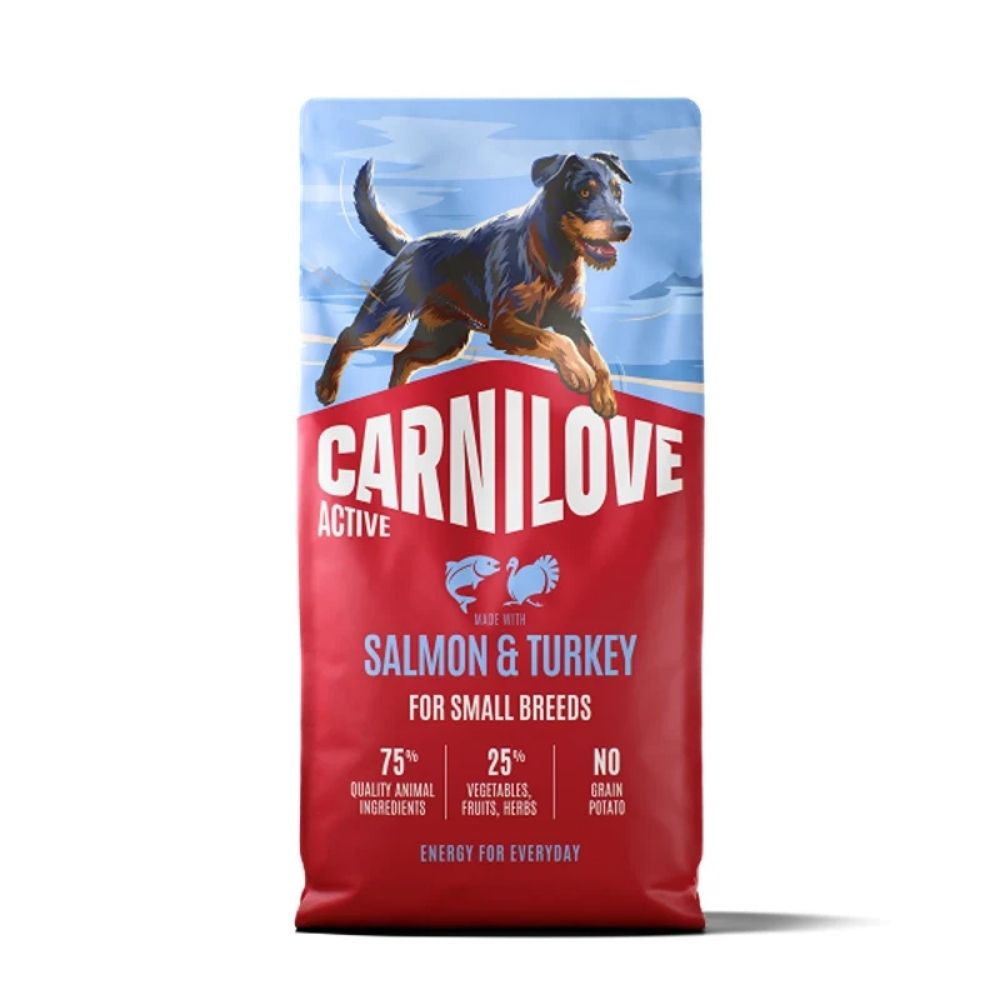 Carnilove Active Dog 1.5kg Salmon & Turkey Small Breed Dog Food