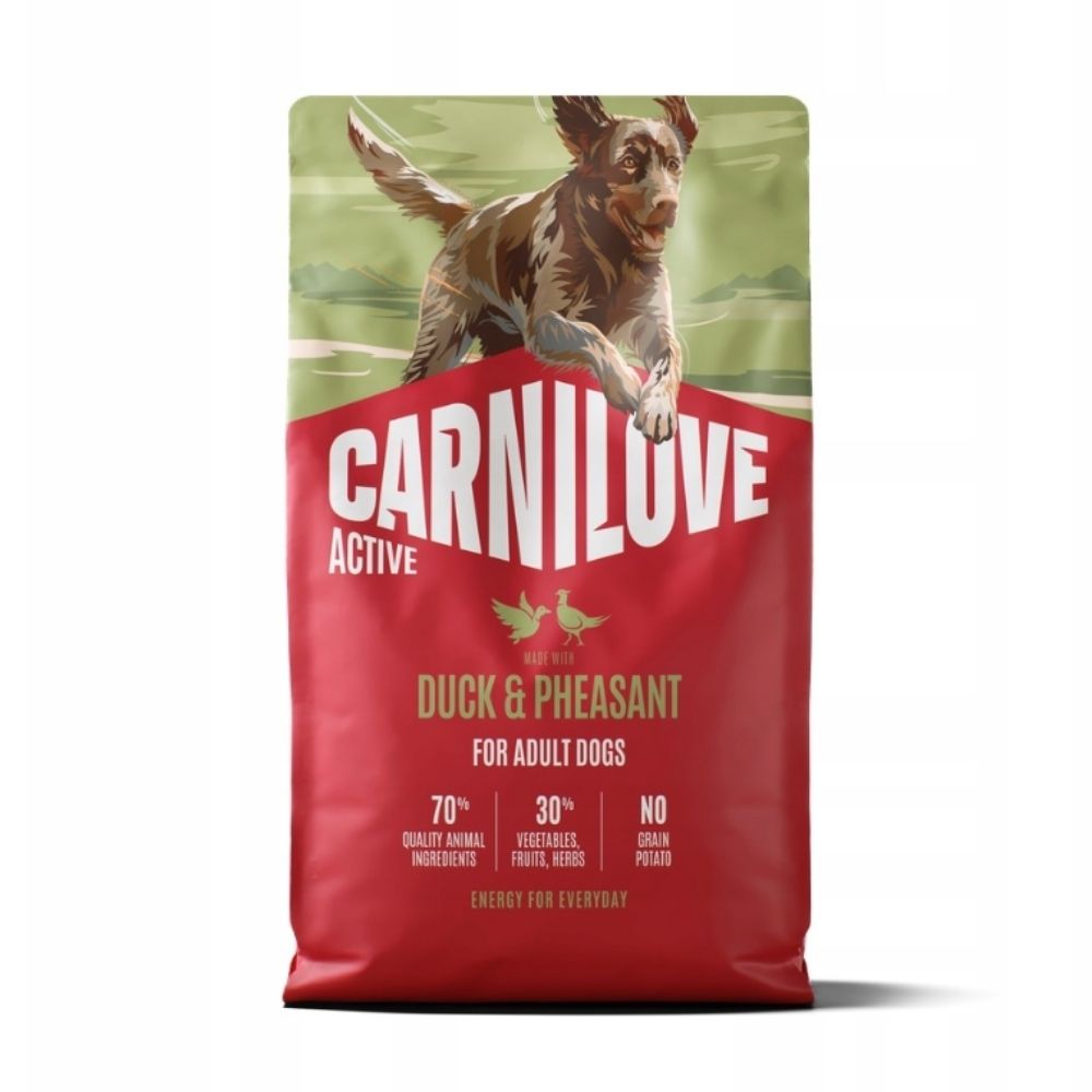 Carnilove Active Dog 4kg Duck & Pheasant Adult Dog Food