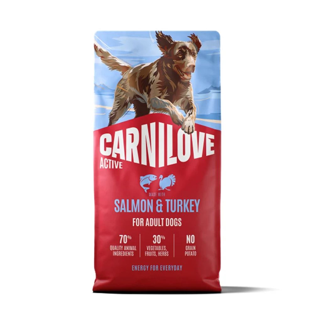 Carnilove Active Dog 4kg Salmon & Turkey Dog Food