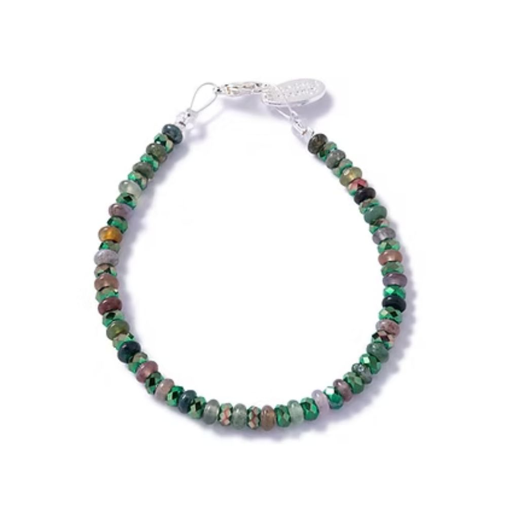 Carrie Elspeth Moss Agate Bracelet