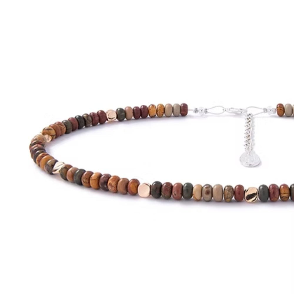 Carrie Elspeth Natural Jasper Necklace