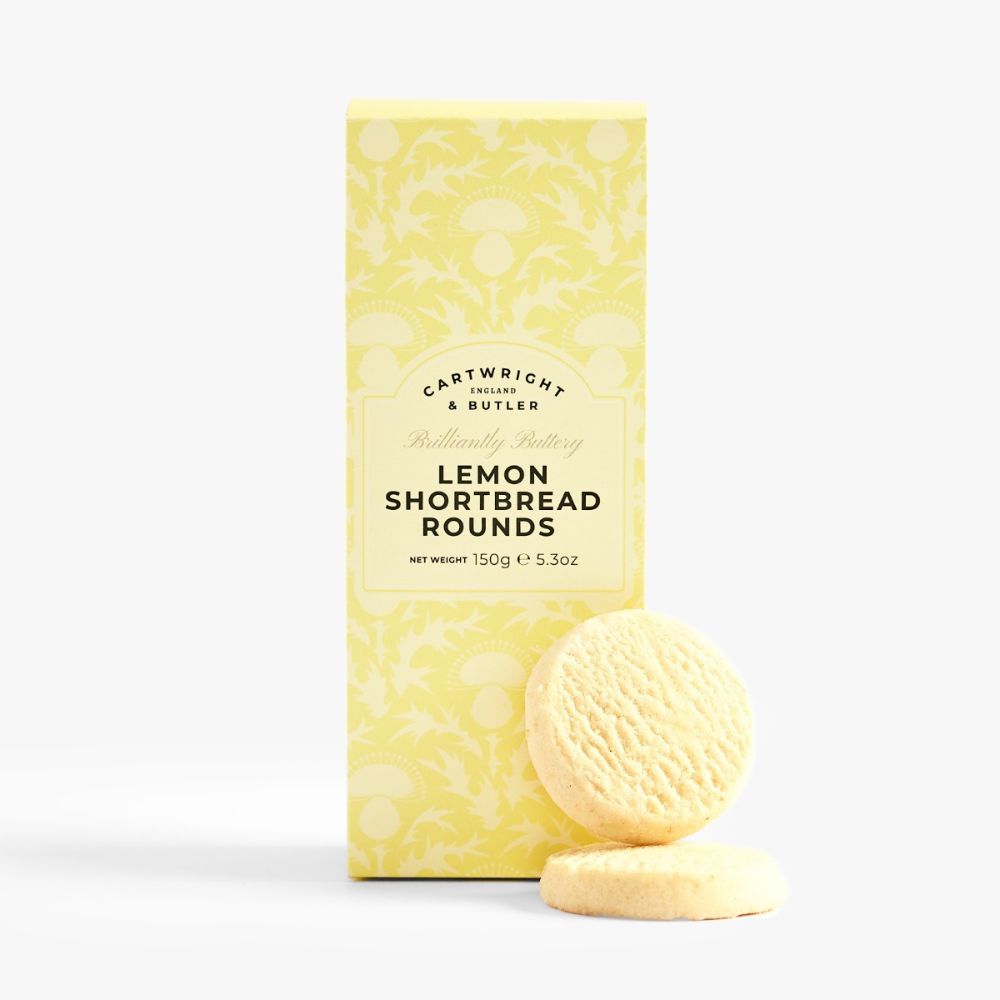 Cartwright & Butler 150g Lemon Zest Shortbread Rounds Biscuits