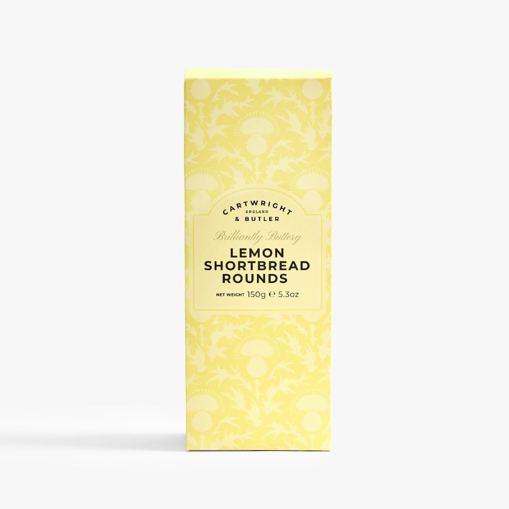 Cartwright & Butler 150g Lemon Zest Shortbread Rounds Biscuits