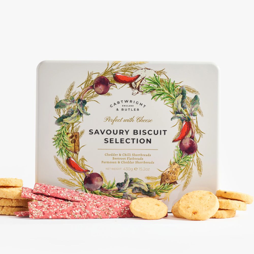 Cartwright & Butler 430g Savoury Biscuit Selection Tin