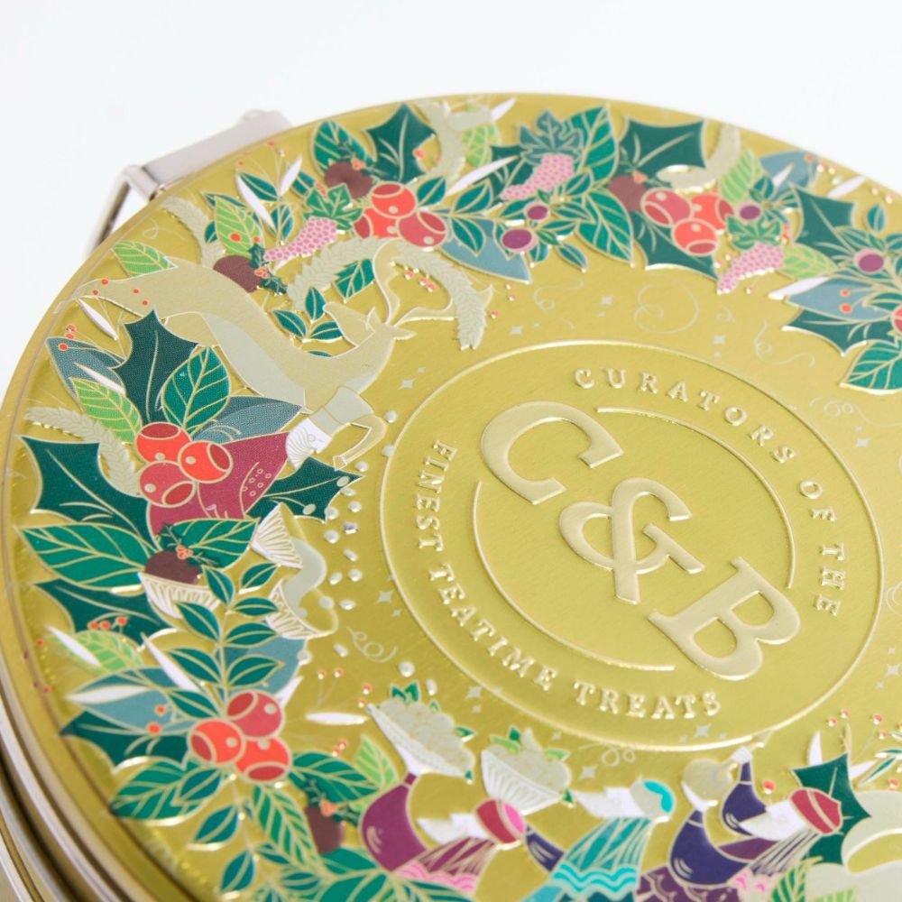 Cartwright & Butler 454g Merry Christmas Pudding in Tin