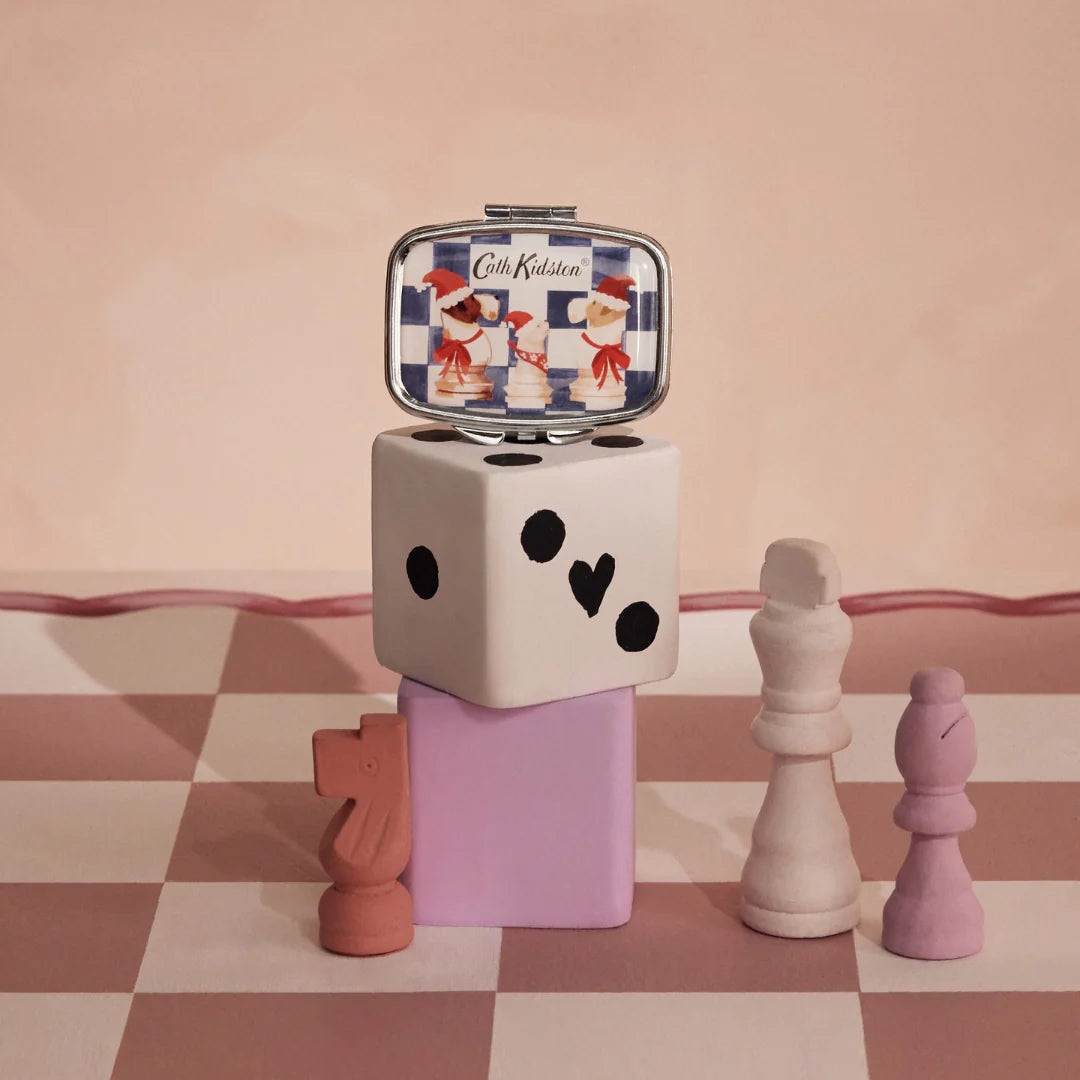 Cath Kidston The Christmas Journey Mirror Compact Eggnog Lip Balm