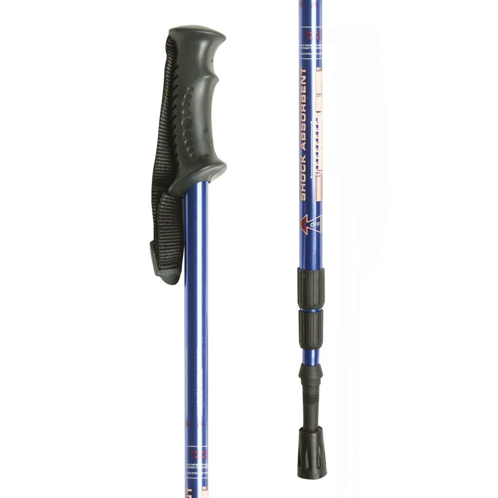 Charles Buyers 90cm Blue Adjustable Hiking Walking Stick