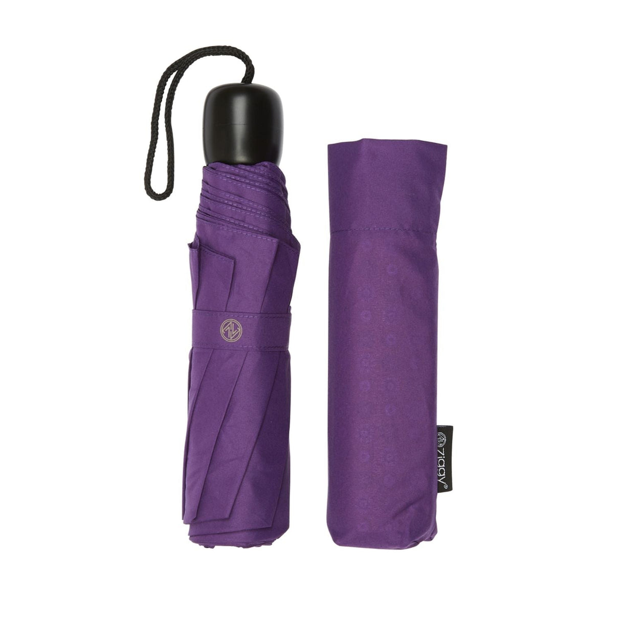 Charles Buyers Mini Fold Ziggy Umbrella - Purple - Old Railway Line Garden Centre