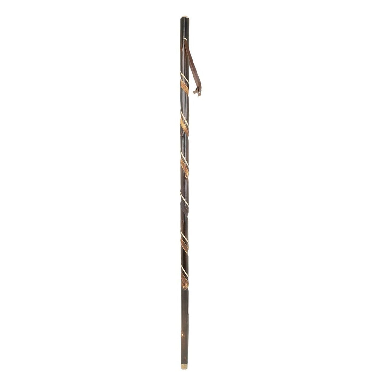 Charles Buyers Spiral Chestnut Hiker Walking Stick - Old Railway Line Garden Centre