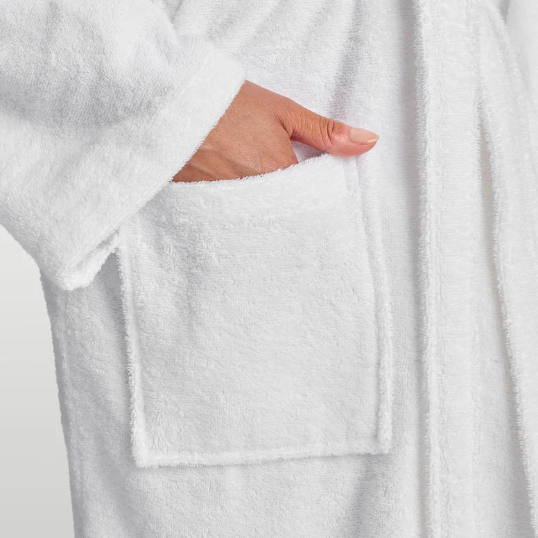 Christy Serene XL Bath Robe - White - Old Railway Line Garden Centre