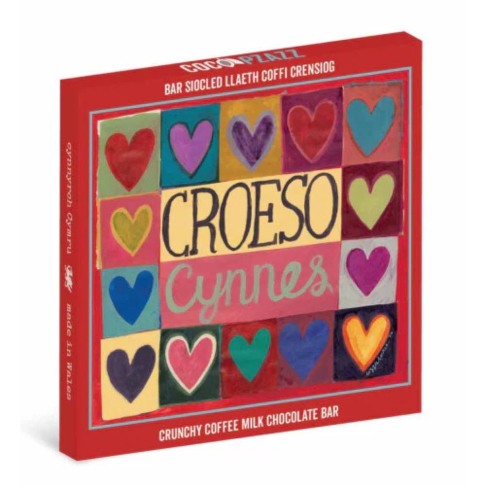 Coco Pzazz 80g 'Croeso Cynnes' Coffee Milk Chocolate