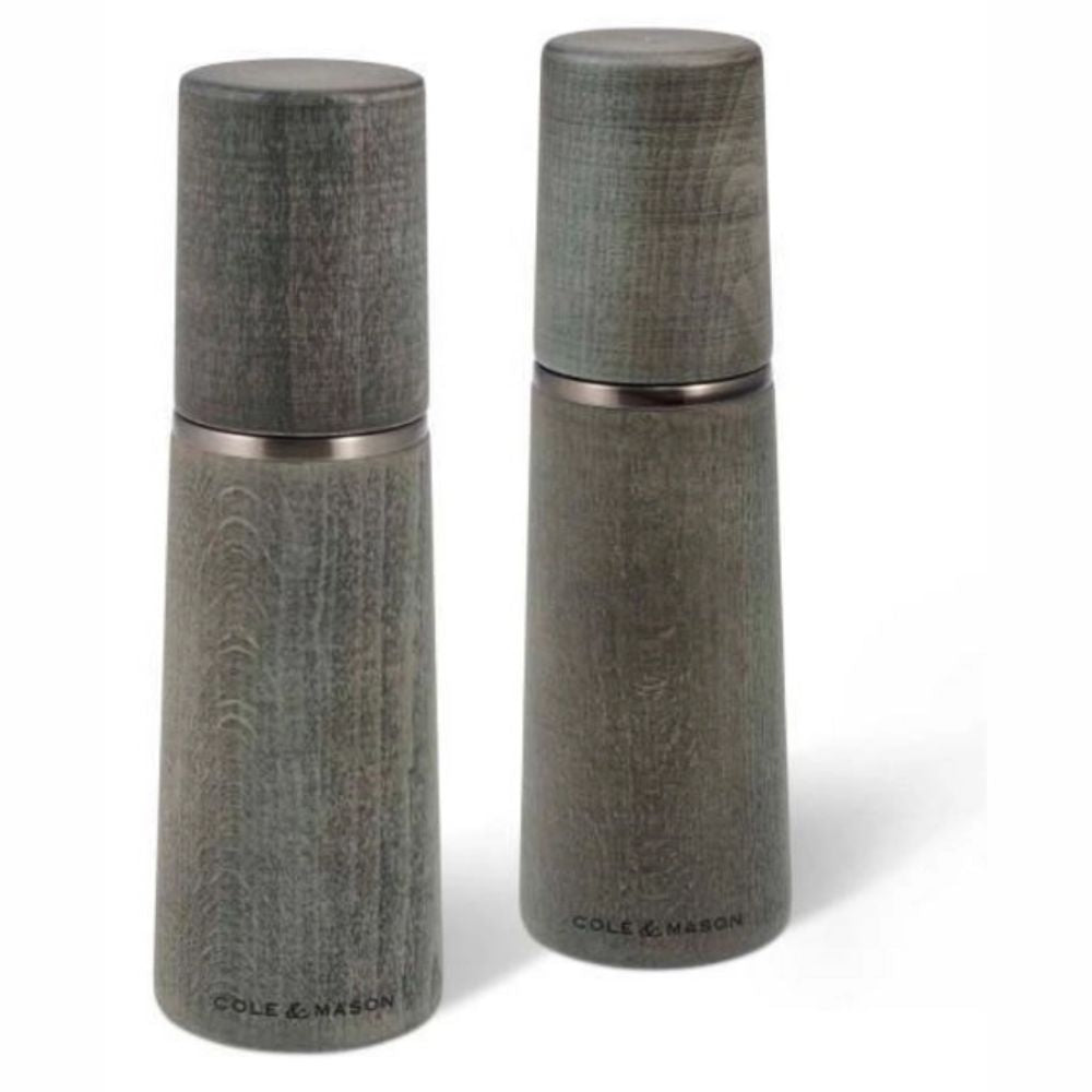 Cole & Mason Marlow Contemporary Grey Wood Salt & Pepper Mills