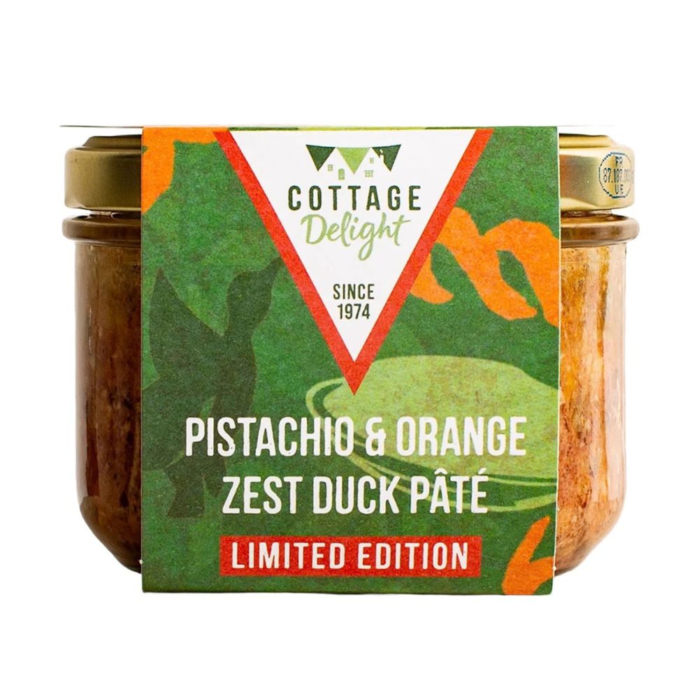 Cottage Delight 180g Pistachio & Orange Zest Duck Pâté